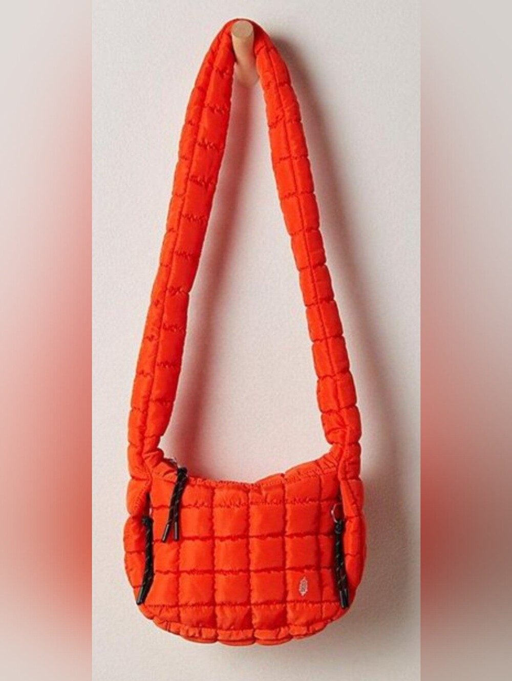 FP Movement Quilted Mini Carryall Sling Bag | Flame Red
